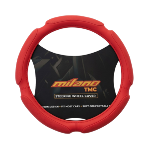 Cubre Volante de Terciopelo Universal para Auto y Camioneta Rojo