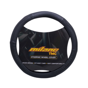 Cubre Volante de Cuero Universal para Auto y Camioneta Negro