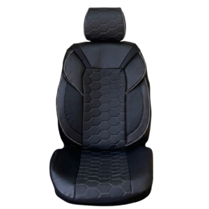 Cubreasiento Ecocuero Negro/Gris