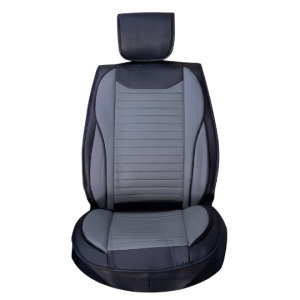 CUBREASIENTO ECOCUERO NEGRO/GRIS